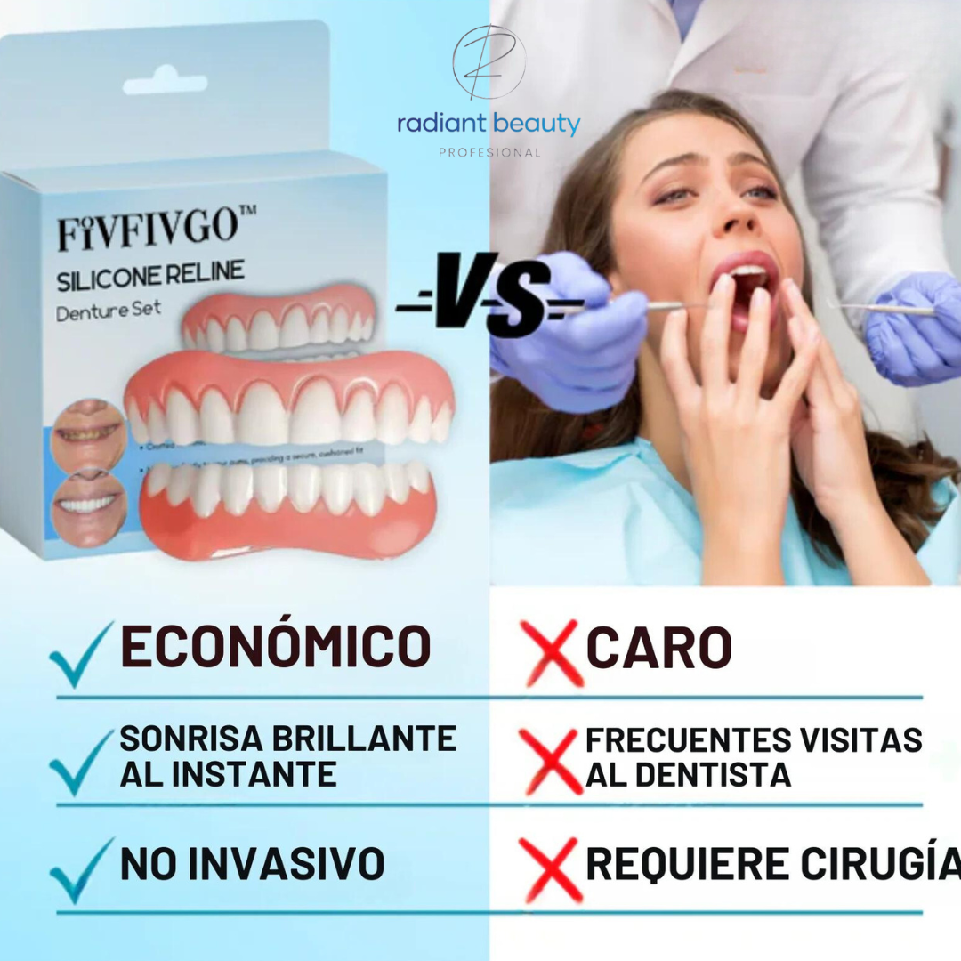 Kit de prótesis dentales🦷 PerfectDent™  para sonrisa perfecta😁