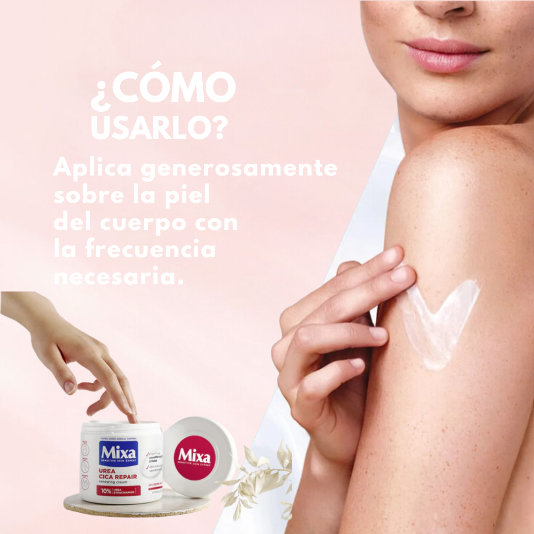 Crema MixaUrea®  para la piel seca y rugosa.